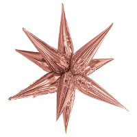 1209-0453 Р 3D ЗВЕЗДА 26" Составная Rose Gold