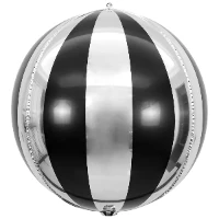 1209-0473 К 3D СФЕРА Б/РИС 22" Секторы BlackSilver