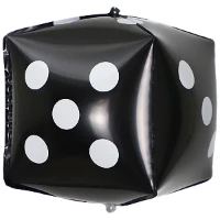 1209-0479 К 3D КУБ 24" Кость игральная Black
