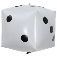 1209-0480 К 3D КУБ 24" Кость игральная White