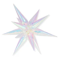 1209-0529 К 3D ЗВЕЗДА 40" Составная ПерламутрClear