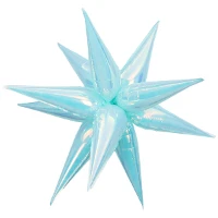 1209-0530 К 3D ЗВЕЗДА 40" Составная Перламутр Blue
