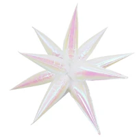 1209-0532 К 3D ЗВЕЗДА 40" Составная ПерламутрWhite