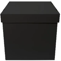 1302-1300 Коробка д/надутых шар 60х60х60см черная