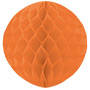 1412-0064 Шар бумажный оранжевый 30см/G