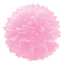 1412-0074 Помпон бумажный розовый 40см/G