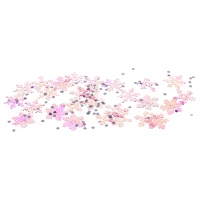 1501-0472 Конфетти Снежинки перл 14гр/A