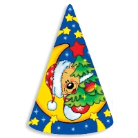 1501-1076 Колпак С НГ Медвежонок 6шт/П