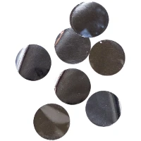 1501-3683 Конфетти Круги фольг серебро 2см 300гр
