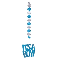 1501-3974 Спираль с баннером IT'S A BOY 76cм 3шт/A