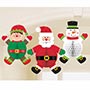 1501-3997 Фигура Рождество 3D 3шт/A