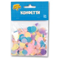 1501-4085 Конфетти Круги тишью ассорт Нежное 10грG