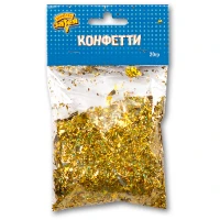 1501-4102 Конфетти Микс голограф золото 20гр/G