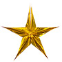 1501-4261 Фигура Звезда фольгирован золото 30см/G