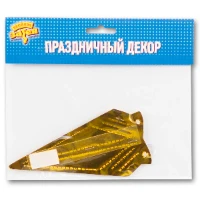 1501-4261 Фигура Звезда фольгирован золото 30см/G