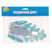 1501-4262 Фигура Снежинка №3 фольг перламутр 40смG