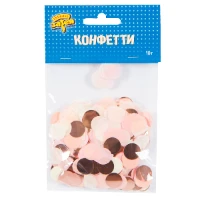 1501-4948 Конфетти Круги тишью,фол Розов Микс10грG