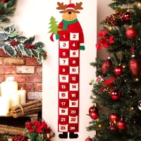 1501-5357 Календарь адвент Олень 21х87см/N