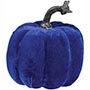 1501-5504 Фигура Тыква вельвет синяя 15,9х17,8см/А
