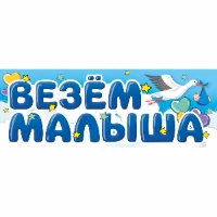 1501-5754 Магнит д/авто ВЕЗЕМ МАЛЫША
