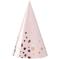 1501-5908 Колпак Конфетти Party розовый 6шт/G