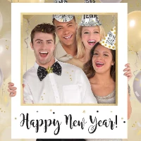 1501-6072 Селфи-рамка HNY 76х89см/А