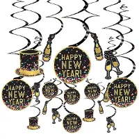 1501-6073 Спираль HNY конфетти 46-60см 30шт/А