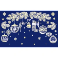 1501-6402 Наклейка 2ст светящ НГ Игрушки 33х48см