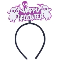 1501-6465 Ободок Happy Halloween Привидение/G