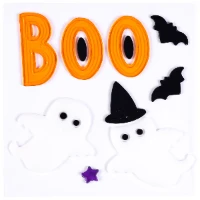 1501-6492 Наклейка гелевая HWN Привидения BOO/G