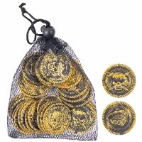 1501-6533 Монеты Пирата золотые 30шт/G