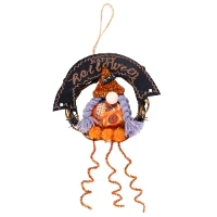 1501-6581 Венок Happy Halloween Гном 20см/G