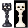 1501-6911 Череп на подставке светодиод бел/черныйG