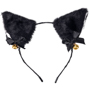 1501-6948 Ободок светящ Ушки кошки аниме черные/G