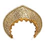 1501-7101 Кокошник-Ободок пайетки золото