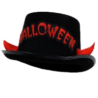 1501-7164 Шляпа Halloween рога красные/G