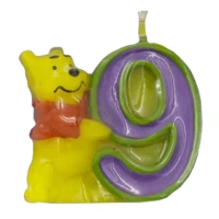 1502-0963 Свеча -цифра "9" Disney Винни/A
