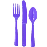 1502-1320 Столовые приборы пласт Purple 24шт/A