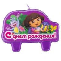 1502-1621 Свеча д/торта С ДР Даша-путешественницаV