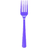 1502-3244 Вилка пласт New Purple 20шт/A