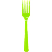1502-3251 Вилка пласт Kiwi Green 20шт/A