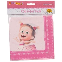 1502-3259 Салфетка Маша Сердца 33см 12шт/G