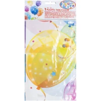 1502-3330 Скатерть п/э Шарики сверкающ 1,2х1,8м/P