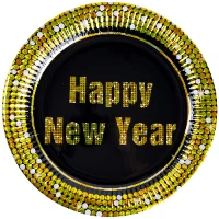 1502-3396 Тарелка HNY Ретро 23см 8шт/P
