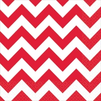 1502-3676 Салфетка Apple Red шеврон 25см 16шт/А