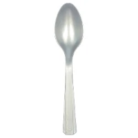 1502-3818 Ложка пласт Silver 10шт/A