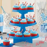 1502-3831 Стойка д/кексов 3 яруса Royal Blue/А