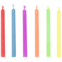 1502-4067 Свечи д/торта с цветным пламенем 6шт/G