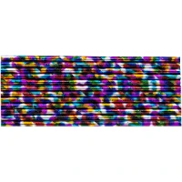 1502-4076 Трубочка д/кокт фольг Радуга 12шт/G