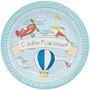 1502-4244 Тарелка бум С ДР Самолётики 23см 6шт/G